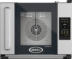 Печь конвекционная UNOX XEFR-04HS-ETLV Arianna петли справа без сливного отверстия