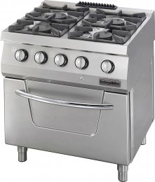 Плита газовая OZTI OSOGF 8070 LP с газовым духовым шкафом