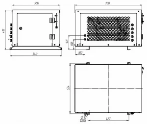 Сплит-система низкотемпературная POLAIR SB109 H (R404A)