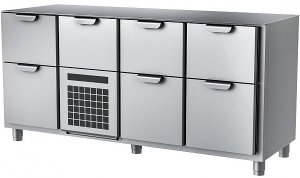 Стол холодильный HappyChef TC G 2-CBR-2-2 без столешницы