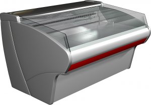 Витрина холодильная Carboma Bavaria G110 VM 1,5-2 (ВХСо-1,5 Bavaria G110) (динамика, с боковинами)