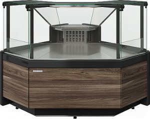 Витрина холодильная угловая Carboma Gelios GC111 VM-6-1 1010 (динамика, без боковин, внутренний угол 90) мариель
