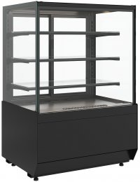 Витрина кондитерская Carboma KC70 VV 1,3-1 Standard версия 2.0 (Techno 9005)
