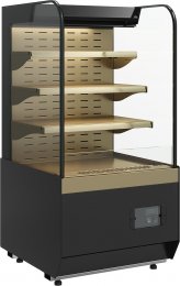 Витрина кондитерская Carboma Radius KR70 VM 0,6-2 Standard открытая, горка (Bronze 9005/0109)