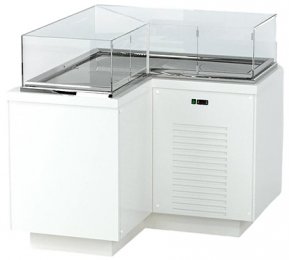 Витрина кондитерская угловая Finist GLASSIER LUX GСL-14/6/3