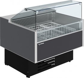 Витрина морозильная CRYSPI Sonata Quadro M 1200 LED (с боковинами)
