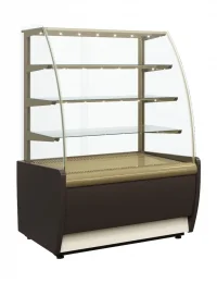 Витрина нейтральная Carboma K70 N 1,3-1 LIGHT Bread 0012-0109 (со стеклом)