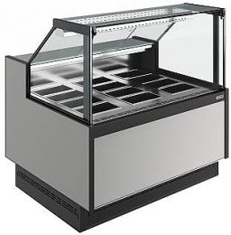 Витрина тепловая Carboma Bavaria 4 GC110 BM 1,25-1 версия 2.0 (мармит) 9006-9005