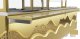 Прилавок кассовый универсальный Luxstahl КК-1200 Premium Gold River (Золотая Река) — фото 13
